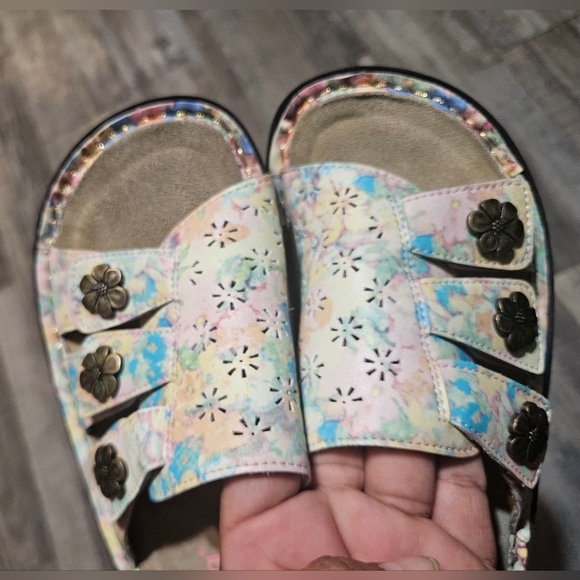 💜Alegria By PG Lite Leather Sandals Earth Goddess Multicolor Zize 38🩷 - Picture 12 of 14